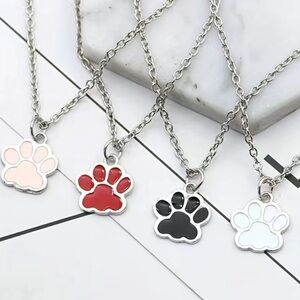 NEW Paw Print Necklace for Dog or Cat Lovers